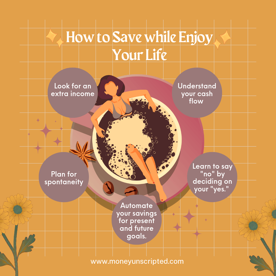 How to save while enjoying life